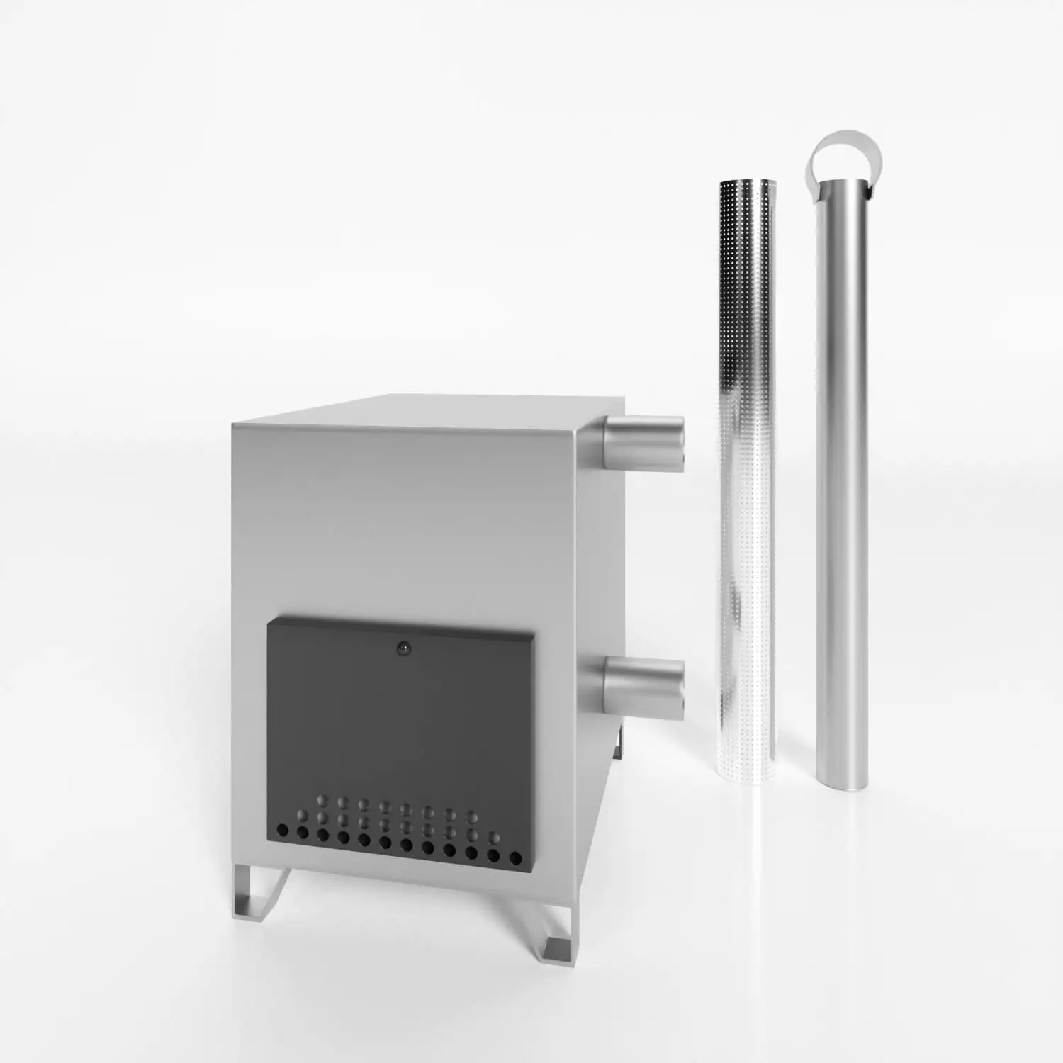 Außenofen 35KW (AISI 316) V4A Edelstahl