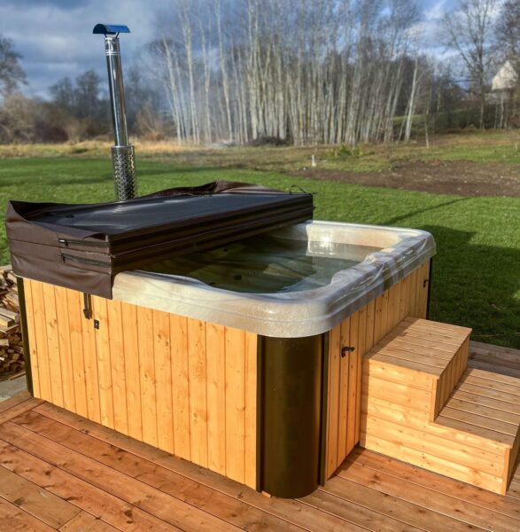 Spavio Hot Tub Model S Caramel