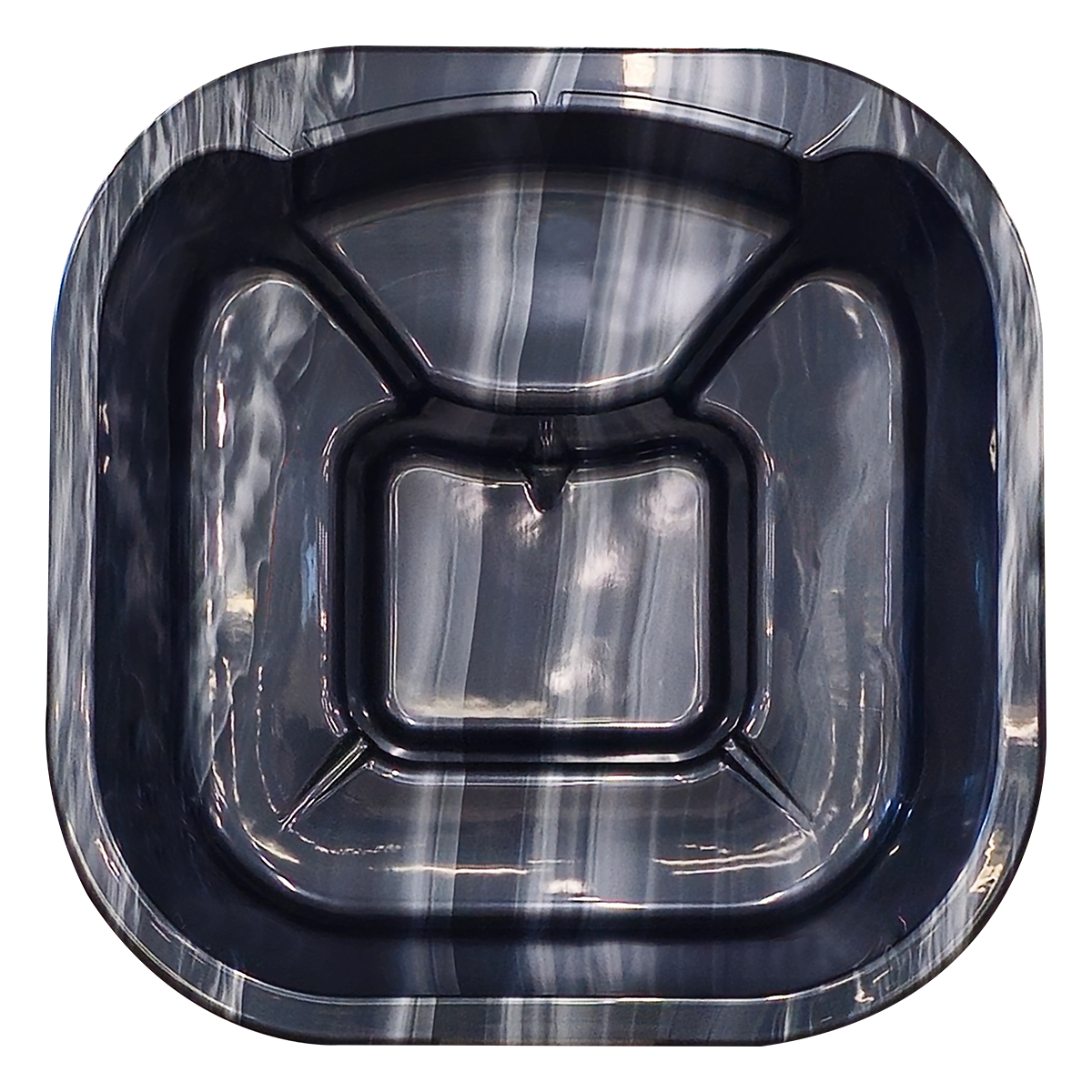 mit innenliegender Erhöhung