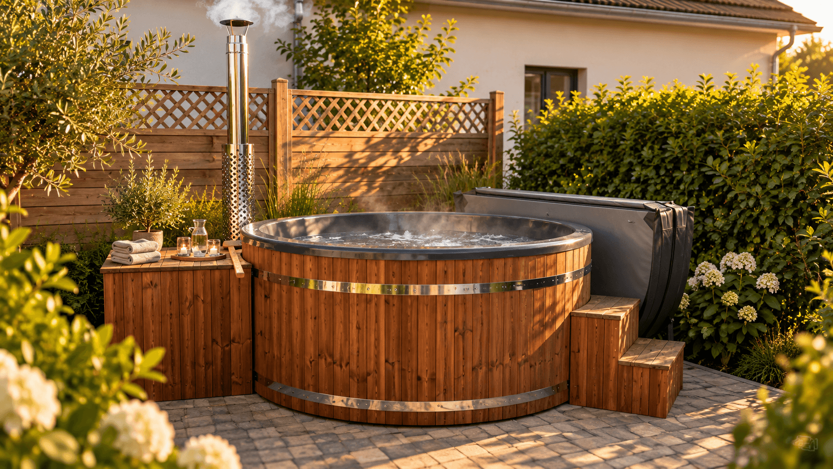Spavio Acryl Hot Tub Model A - Aktionsmodell – Bild 4