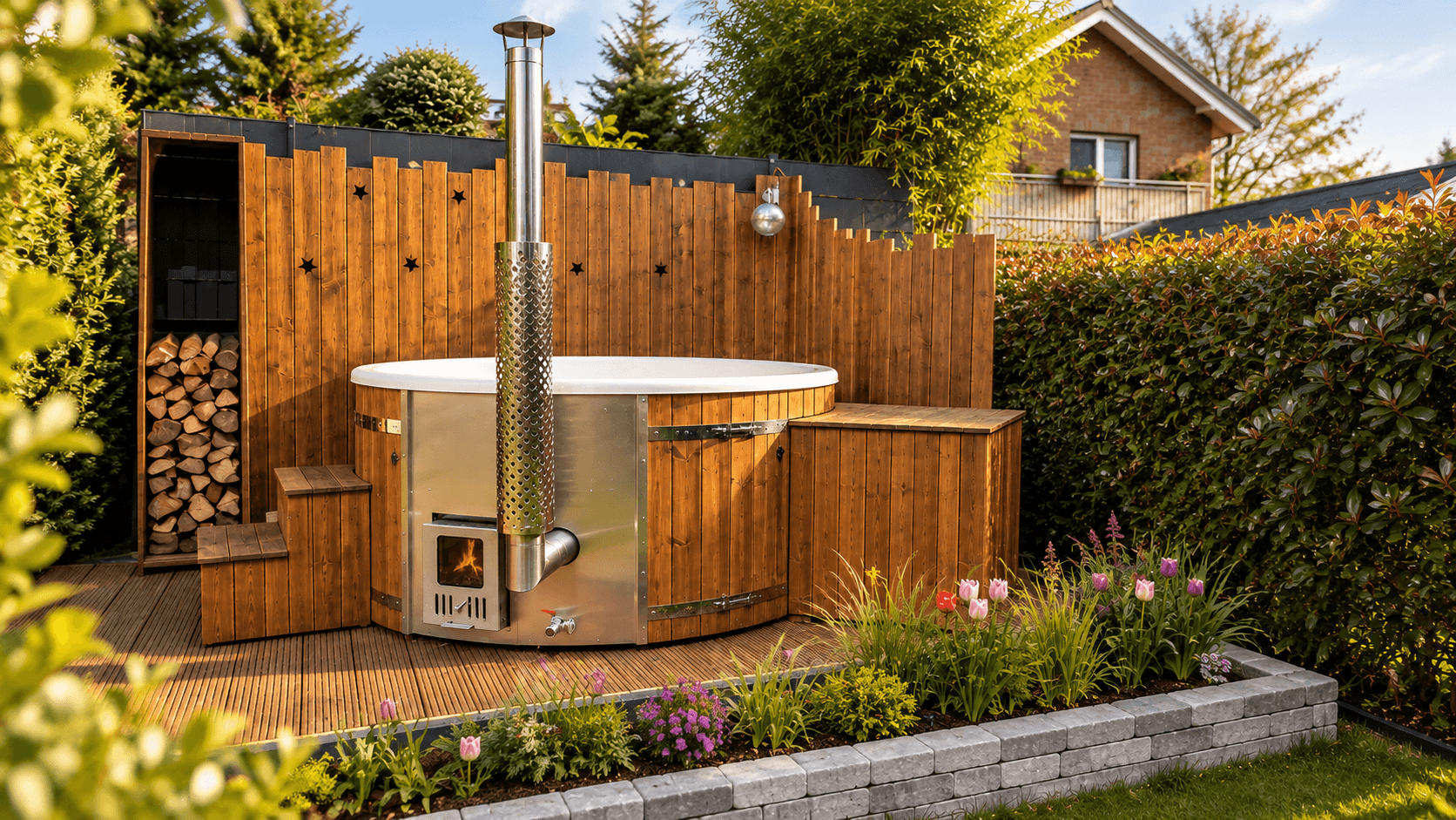 Spavio Acryl Hot Tub Model A - Aktionsmodell – Bild 2
