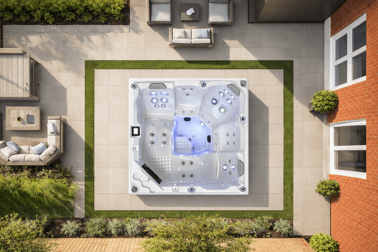 Flowspa Whirlpool Hot Tub Mailand