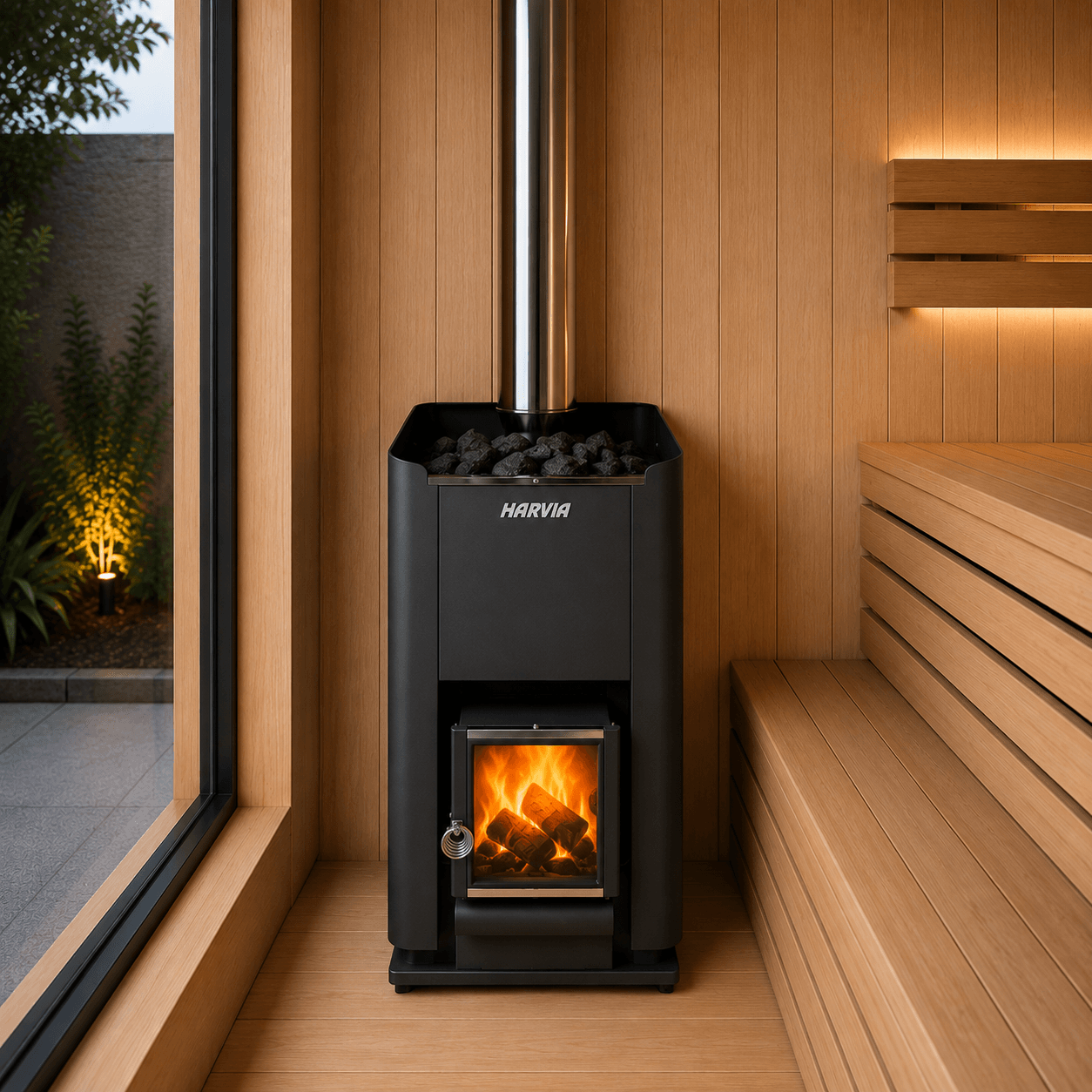 Harvia 20 PRO SL inkl. Schornstein